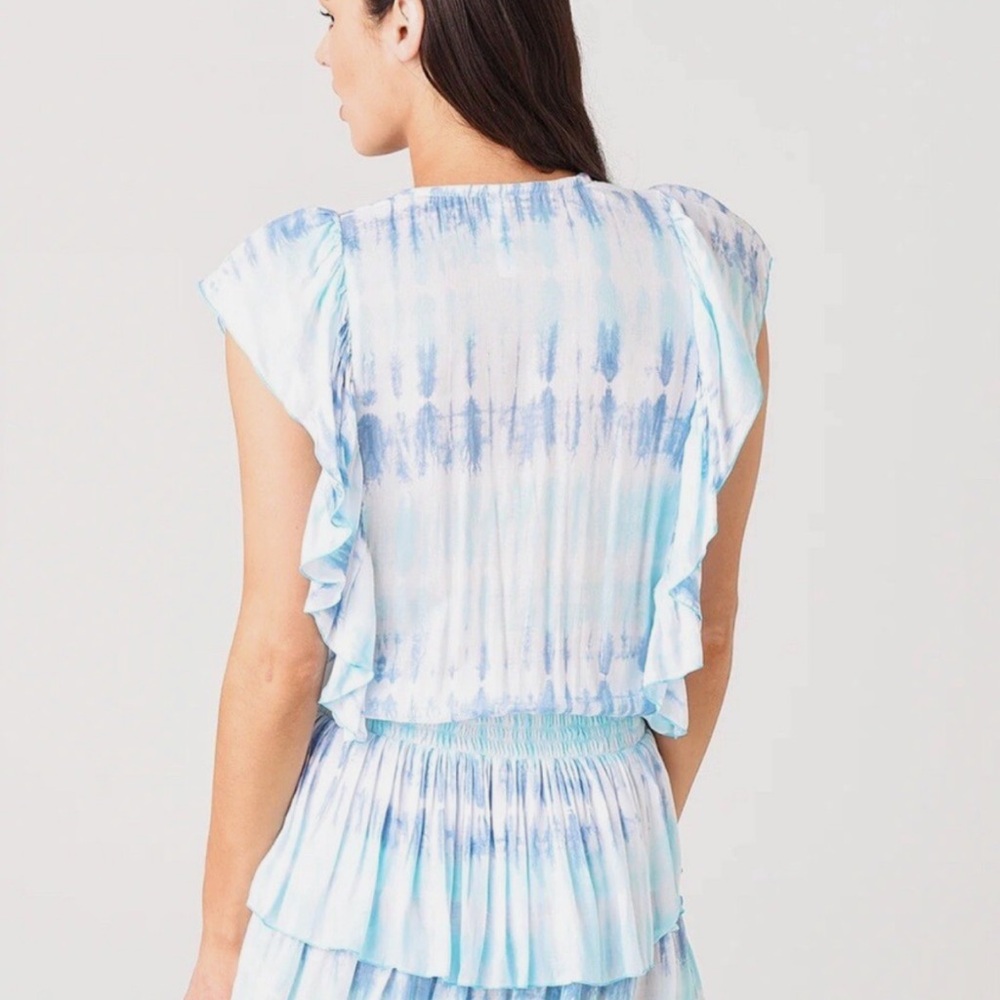 Blue Tie-Dye Swim Coverup - Picture 5 of 7